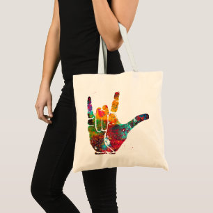 Bolso De Tela Te Amo