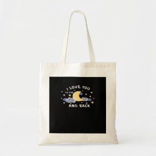 Bolso De Tela Te Amo Hasta La Luna Y De Regreso Diseño De Amor C