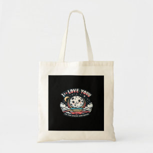 Bolso De Tela Te Amo Hasta La Luna Y De Regreso Diseño Sentiment