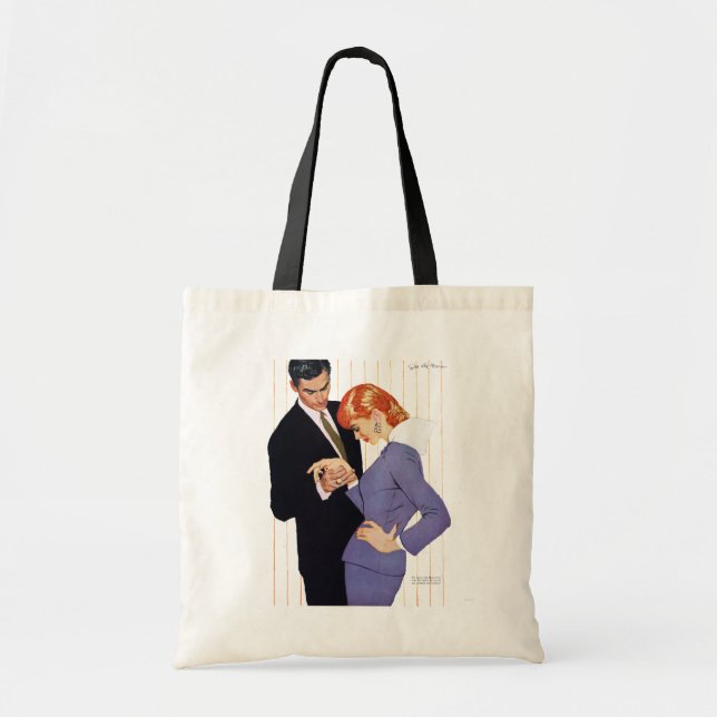 Bolso De Tela Te Amo, Mamá Chica (Frente)