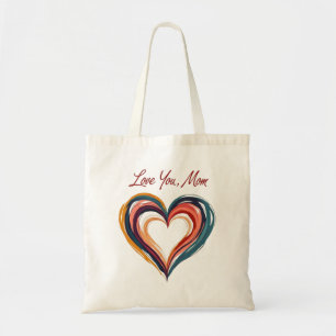 Bolso De Tela Te Amo, Mamá Corazón