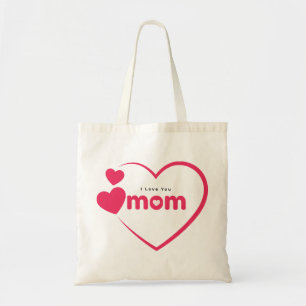 Bolso De Tela Te Amo Mamá, Regalo del Día de la Madre, Para Mamá
