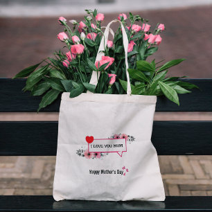 Bolso De Tela Te Amo Mamá Tote Bag