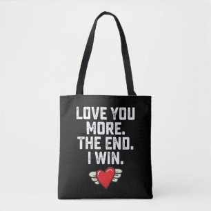 Bolso De Tela Te Amo Más El Fin Yo Gano Día de San Valentín