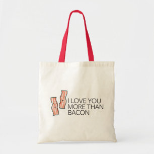 Bolso De Tela Te amo más que el tocino