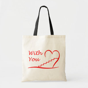 Bolso De Tela Te amo, mit dir zusammen muere Treppe hinauf
