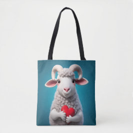 Bolso De Tela Te Amo Oveja
