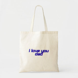 Bolso De Tela Te Amo Papá – Diseño Clásico de Agradecimiento al