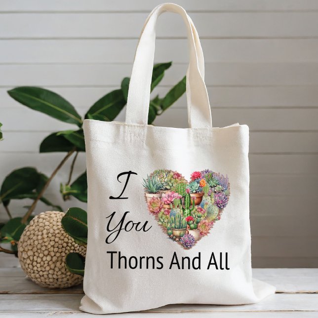 Bolso De Tela Te Amo Thorns Y Todo (Subido por el creador)