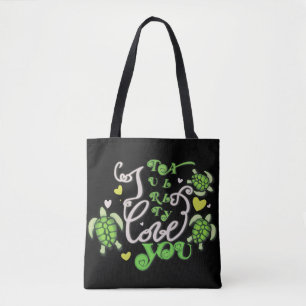 Bolso De Tela Te amo totalmente - Día de San Valentín