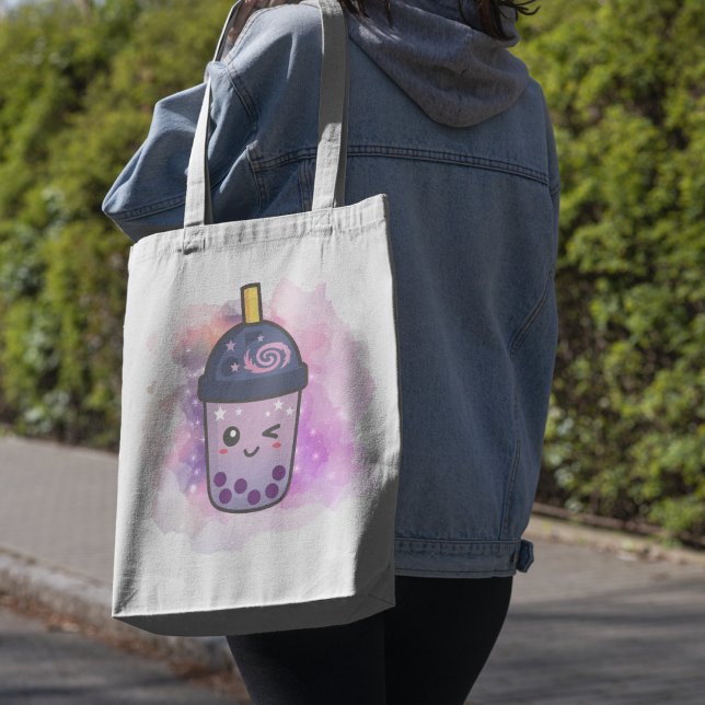 Bolso De Tela Té Boba de la galaxia mágica | Personalizado Tote  (Subido por el creador)