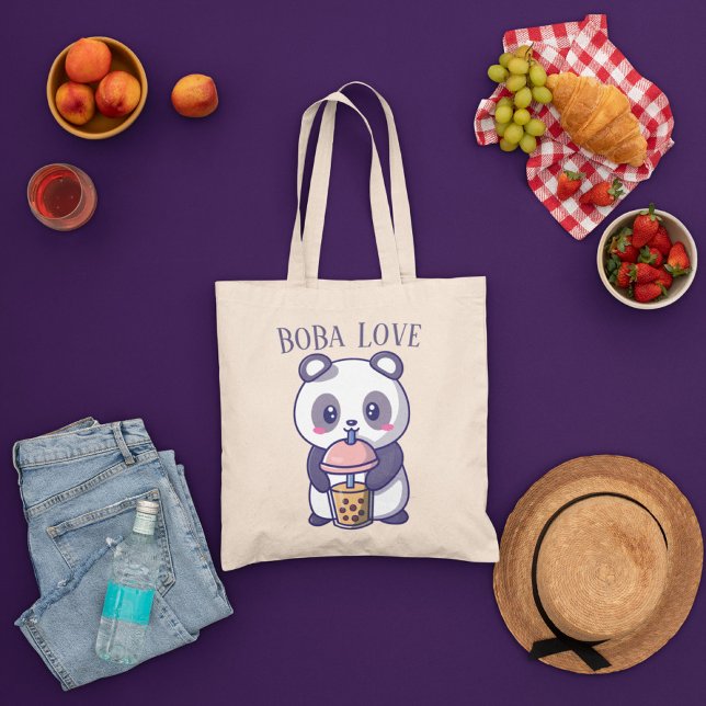 Bolso De Tela Té Boba , Té de leche de burbuja (Subido por el creador)
