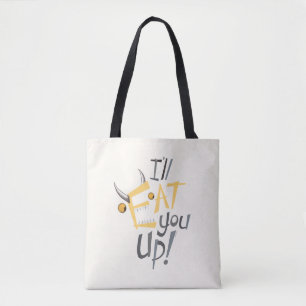 Bolso De Tela Te comeré gráfico