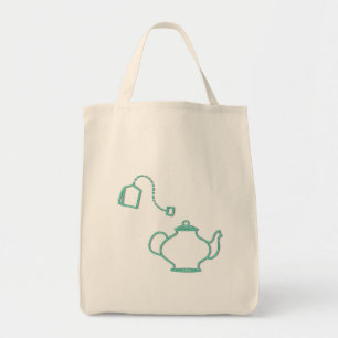 Bolso De Tela Té conmigo, olla y teabag