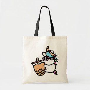 Bolso De Tela Té de burbuja y oso panda