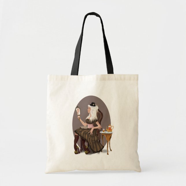 Bolso De Tela Té de Steampunk (Frente)