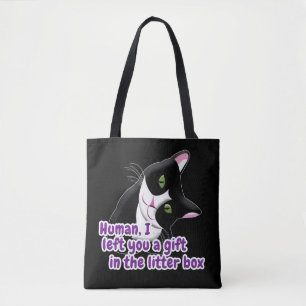 Bolso De Tela Te dejé un gato regalo