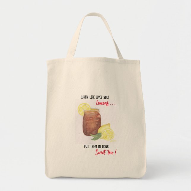 Bolso De Tela Té dulce (Frente)