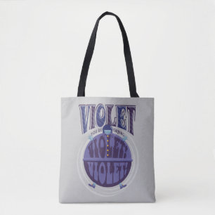 Bolso De Tela ¡Te estás volviendo violeta, Violet!