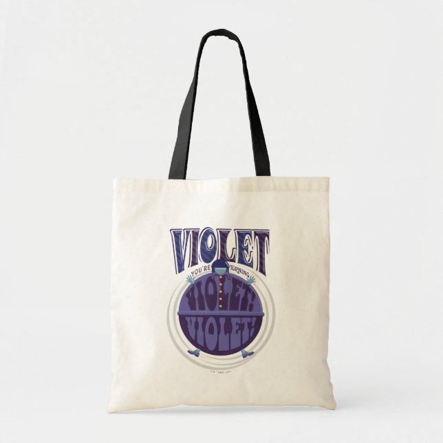 Bolso De Tela ¡Te estás volviendo violeta, Violet! (Frente)