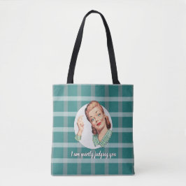 Bolso De Tela Te estoy juzgando en silencio.