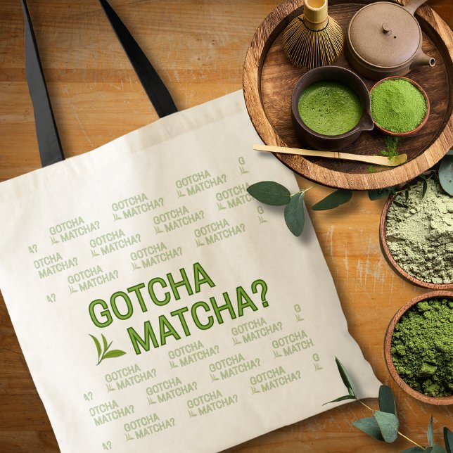 Bolso De Tela ¿Te pilló Matcha?  (Subido por el creador)