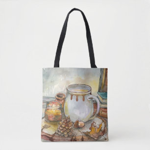 Bolso De Tela Té por la ventana