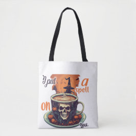 Bolso De Tela Te puse un hechizo en el Tote de Halloween