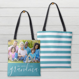 Bolso De Tela Te queremos foto de Personalizado abuela regalo de
