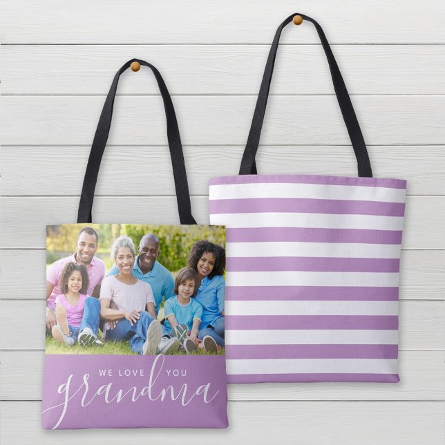Bolso De Tela Te queremos foto de Personalizado abuela regalo de (Subido por el creador)