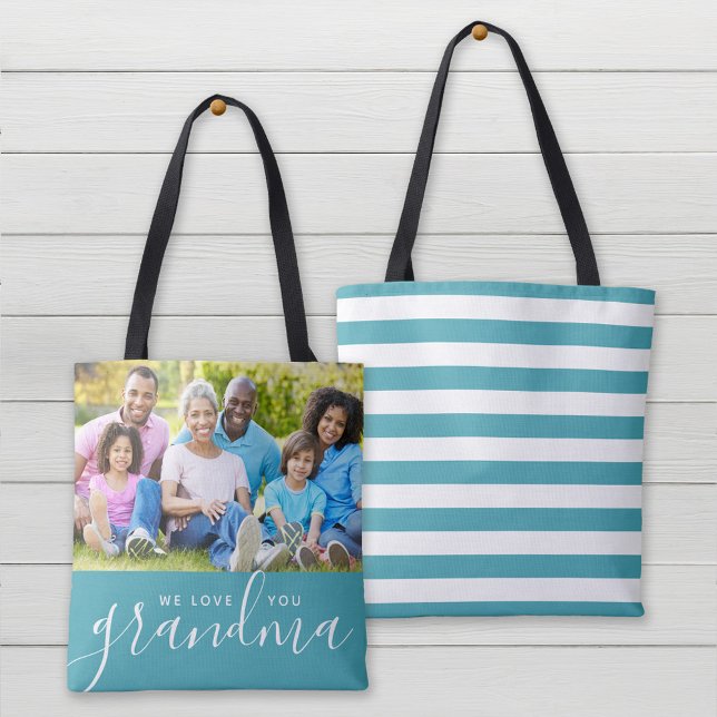 Bolso De Tela Te queremos foto de Personalizado abuela regalo de (Subido por el creador)