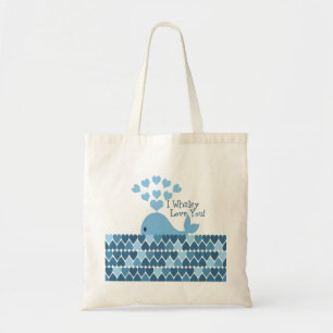 Bolso De Tela ¡Te Quiero! Azul