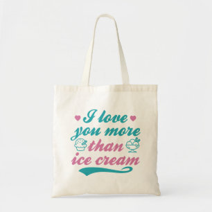 Bolso De Tela Te Quiero Más Que Crema De Hielo