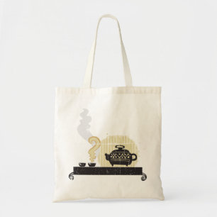 Bolso De Tela Té verde