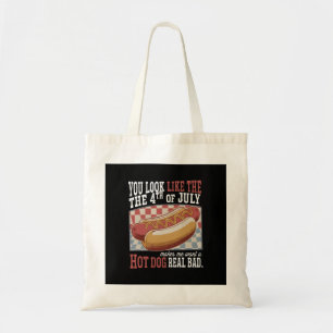 Bolso De Tela Te ves como una cita graciosa y graciosa del 4 de