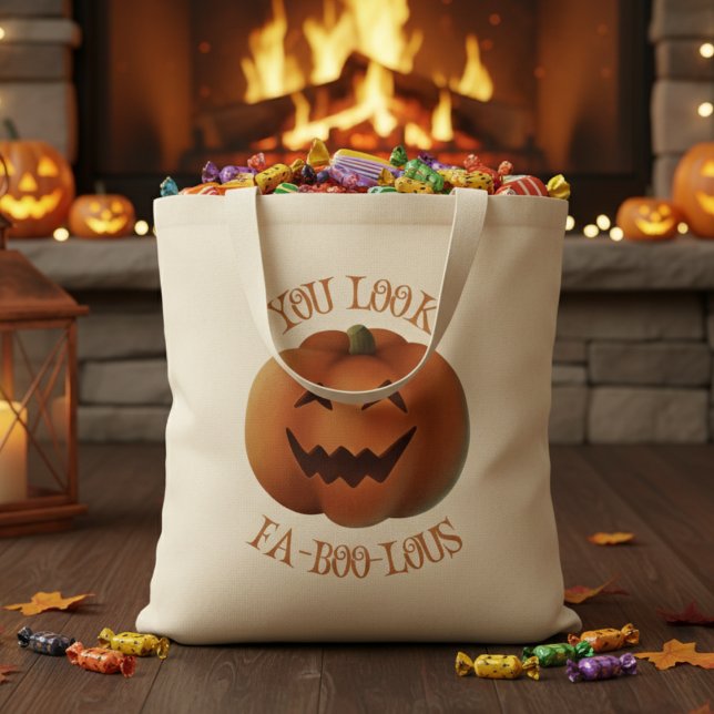 Bolso De Tela Te ves FaBooLous Halloween (You Look FaBooLous Halloween Tote Bag)