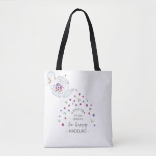 Bolso De Tela Tea Book
