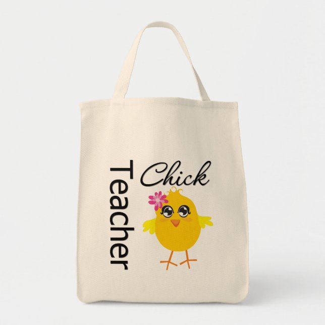 Bolso De Tela Teacher Chick (Frente)