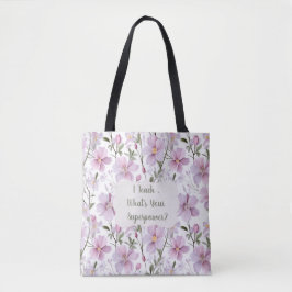 Bolso De Tela Teacher Superpower Floral – Inspirational Gift