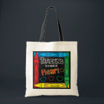 Bolso De Tela Teaching is a work of heART | Teachers<br><div class="desc">Art Teacher Tote Bag. ⭐99% of my designs in my store are done in layers. This makes it easy for you to resize and move the graphics and text around so that it will fit each product perfectly. ⭐ (Please be sure to resize or move graphics if needed before ordering)...</div>