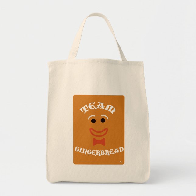 Bolso De Tela Team Gingerbread Funny Christmas Motto Design (Frente)