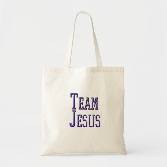 Bolso De Tela Team Jesus (Frente)