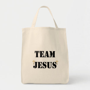 Bolso De Tela Team Jesus