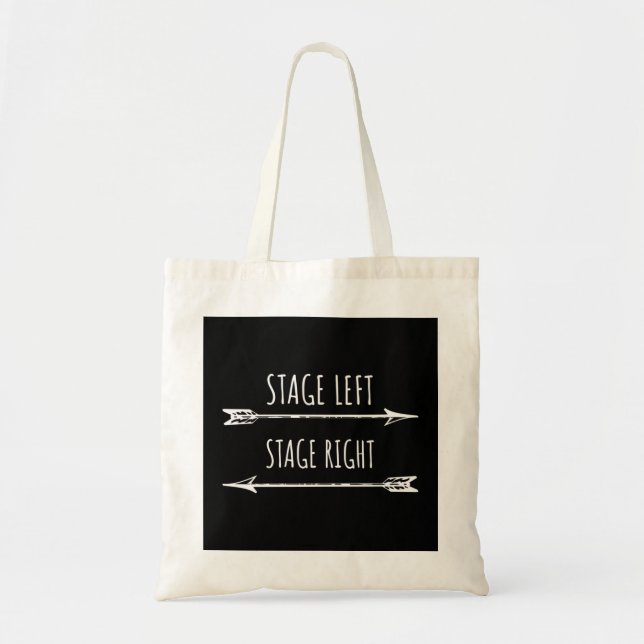 Bolso De Tela Teatro Broadway Escenario Musical Escenario Izquie (Frente)