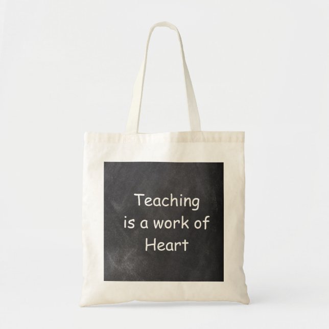 Bolso De Tela Teatro Chalkboard Gift Idea (Frente)