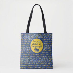 Bolso De Tela Teatro: Hable mi lengua