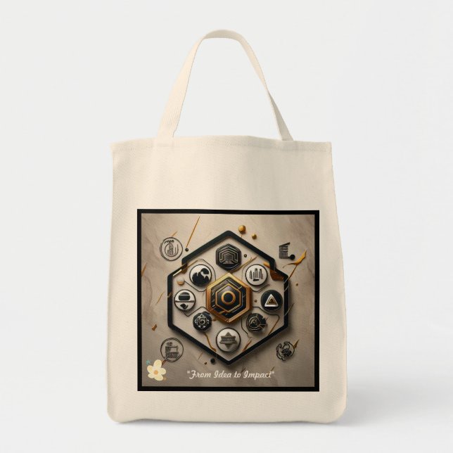 Bolso De Tela "Tech Meets Artistic Vision" (Frente)