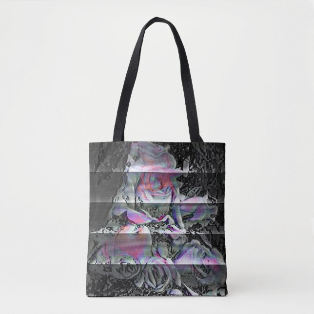 Bolso De Tela Techno Bouquet  (Anverso)