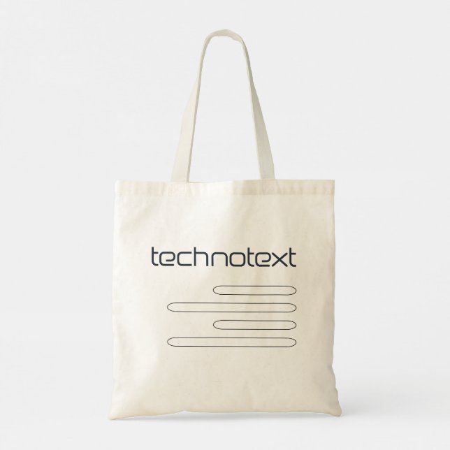 Bolso De Tela Technotext Tote Bag (Reverso)