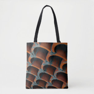 Bolso De Tela techo de naranja